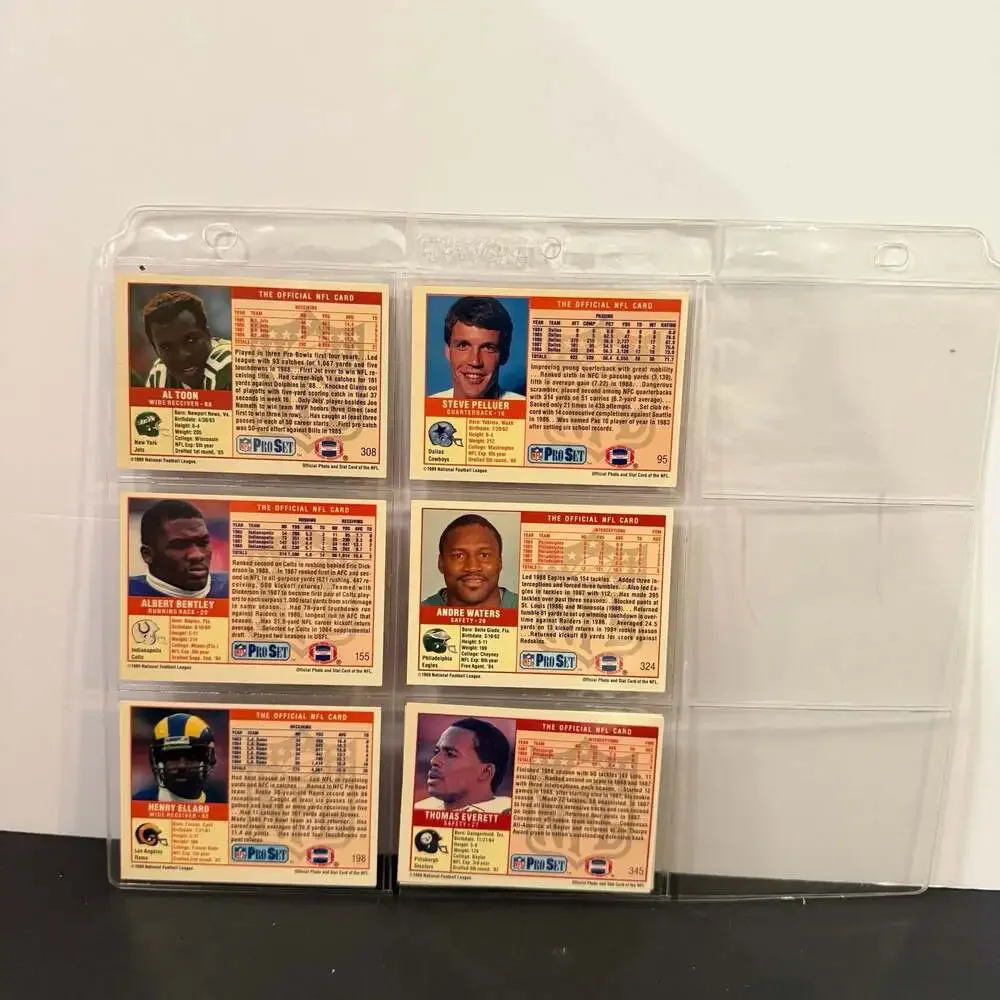 Lot of 60 1989 Pro‎ Set NFL Football Cards Including Marcus Allen and Stars